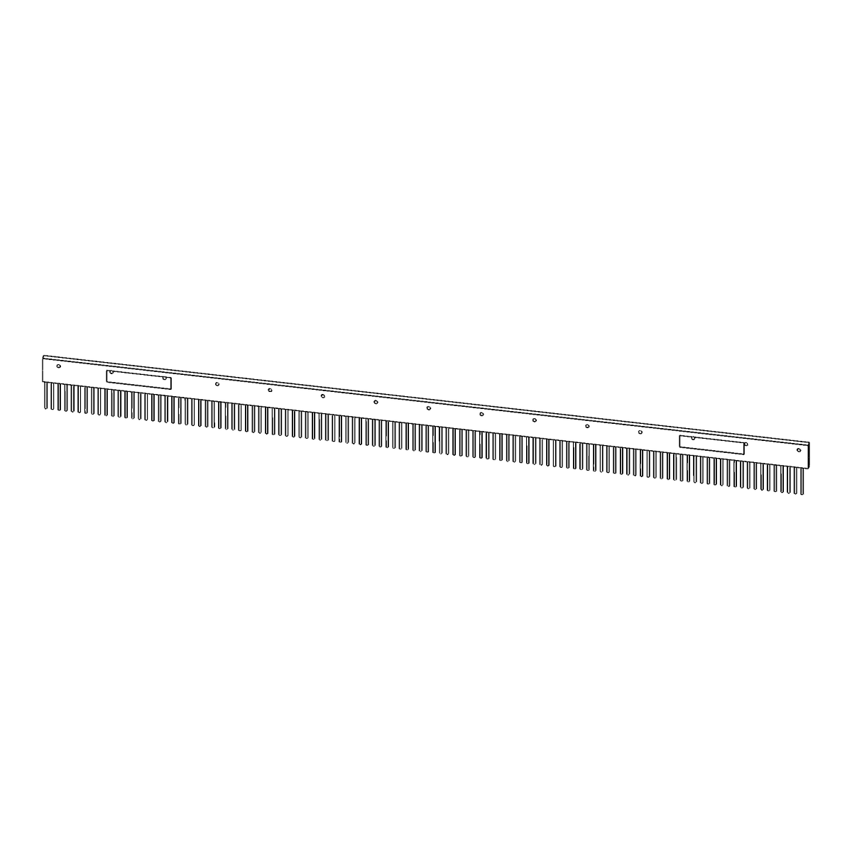 RAKE, wire, 71-1/2", Flory 6'-6"
