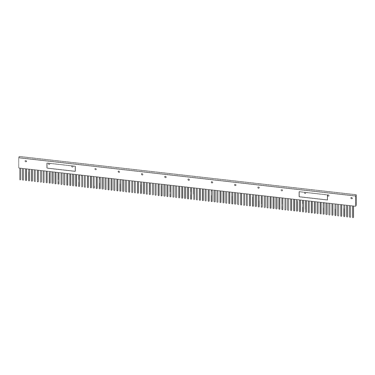 RAKE, wire, 71-1/2", Flory 6'-6"