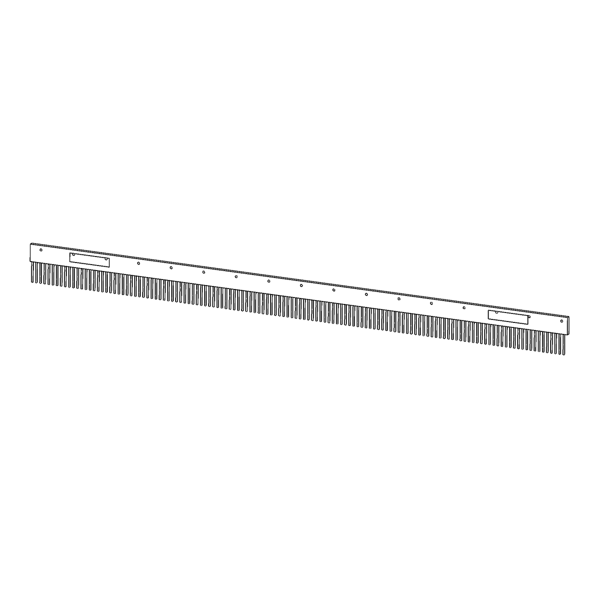 RAKE, wire, 81-1/2", Flory 7'-6"