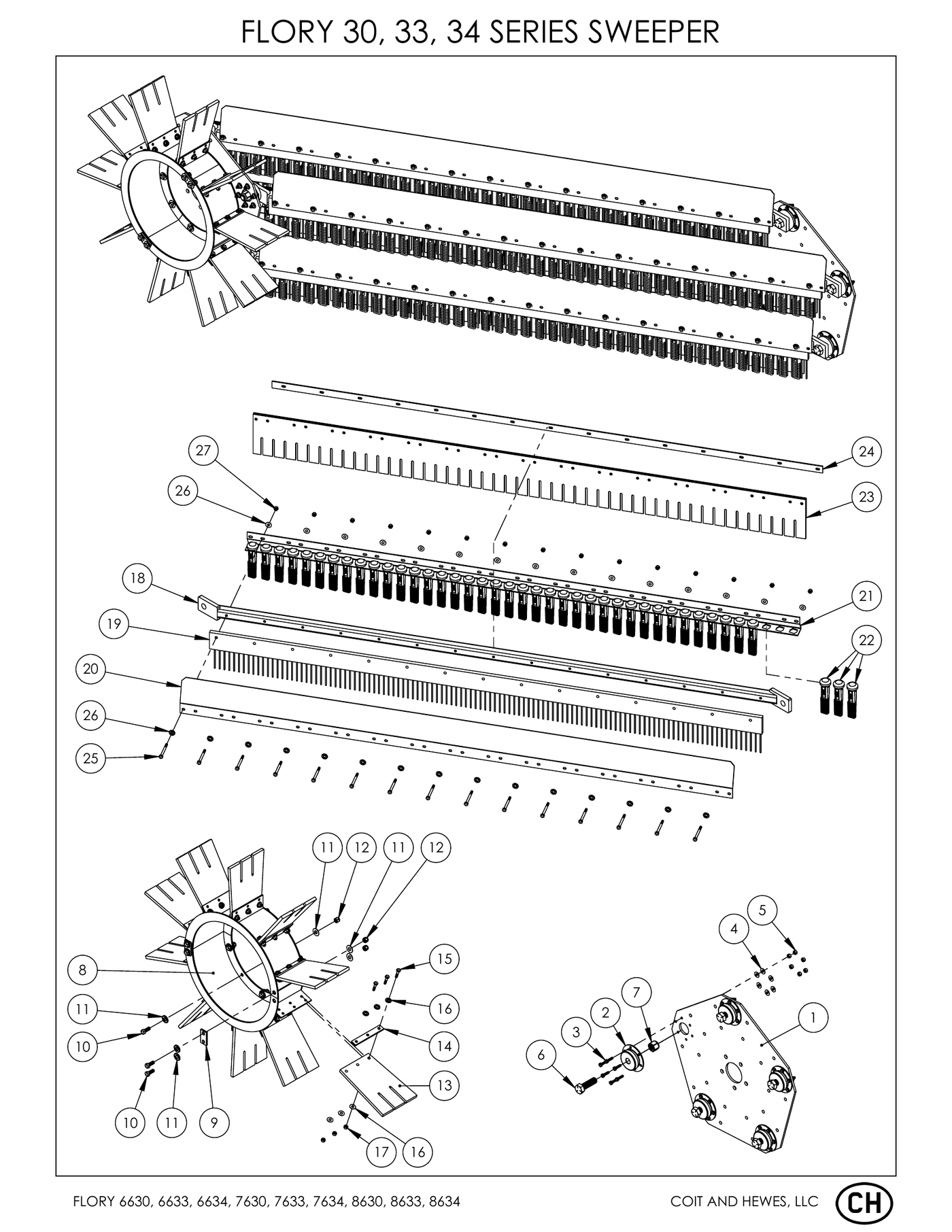 Flory 30/33/34 Series — Parts Viewer — Parts Diagram