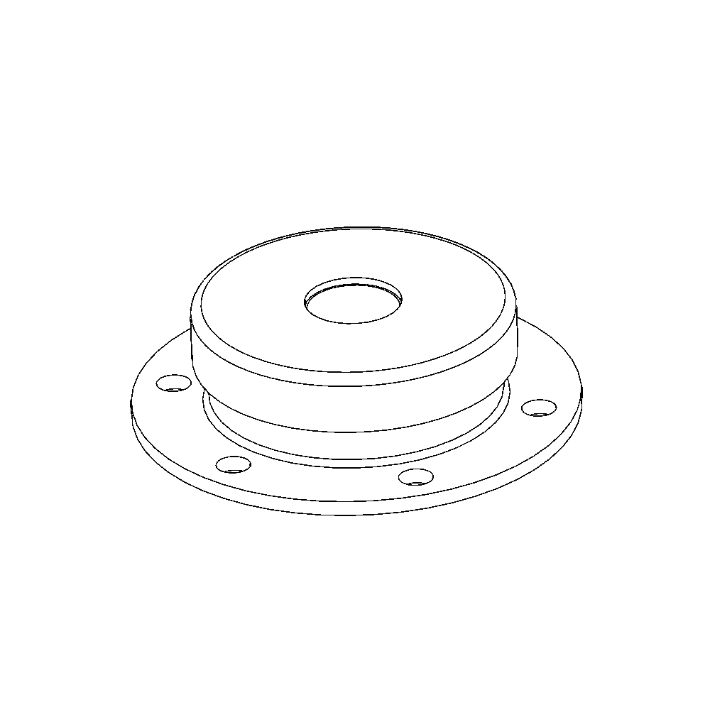 BEARING, tine bar, single, includes cover, (Supercedes BR1689)