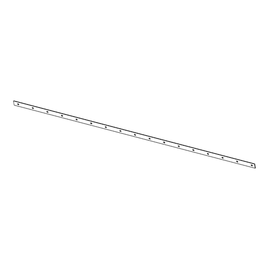 CLAMPSTRIP, tine bar, Flory 7'-6"