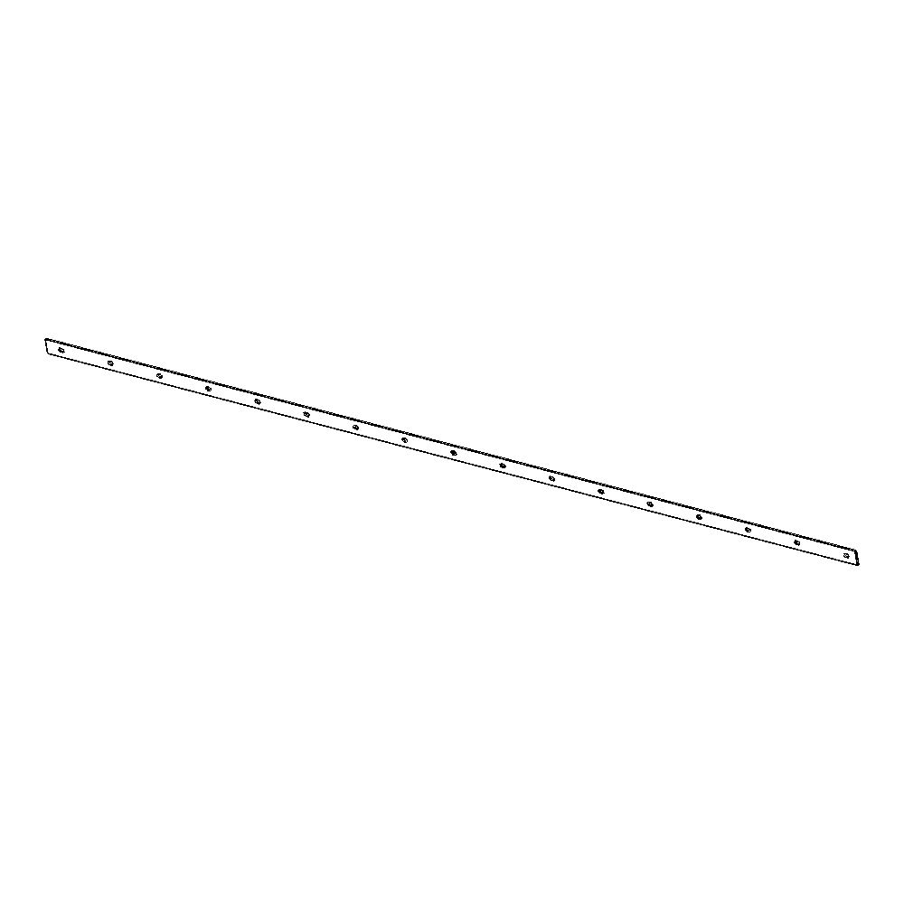 CLAMPSTRIP, tine bar, Flory 7'-6"