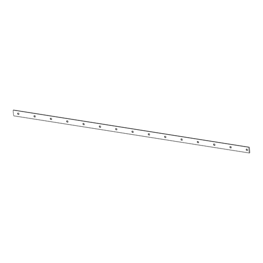 CLAMPSTRIP, tine bar, Flory 6'-6"