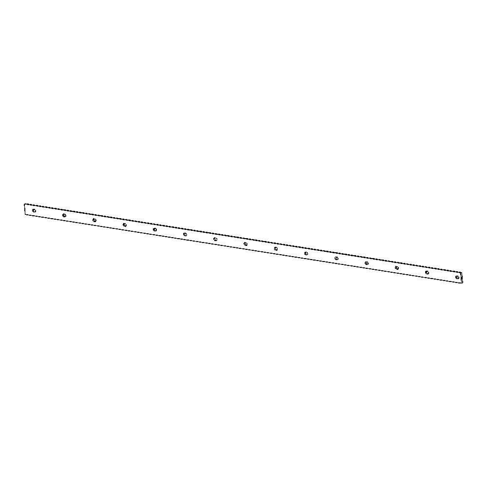CLAMPSTRIP, tine bar, Flory 6'-6"
