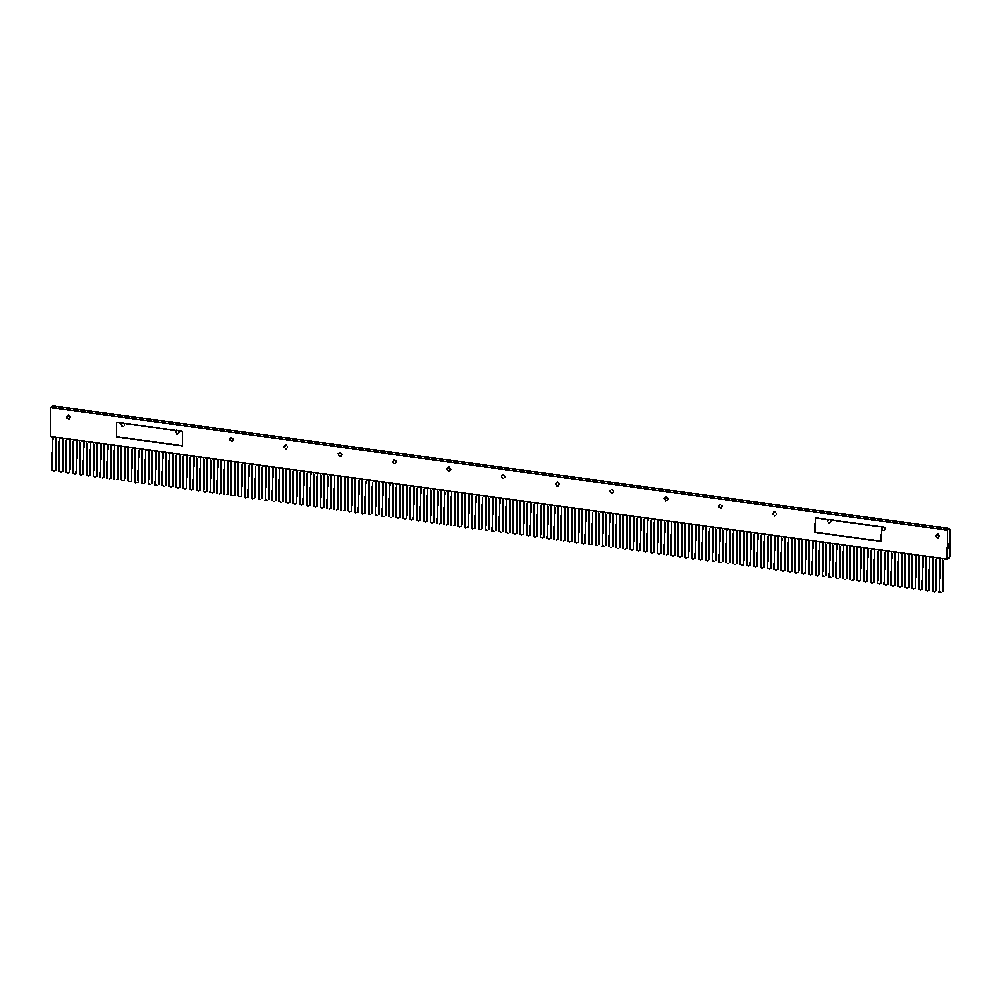 RAKE, wire, 81-1/2", Flory 7'-6"