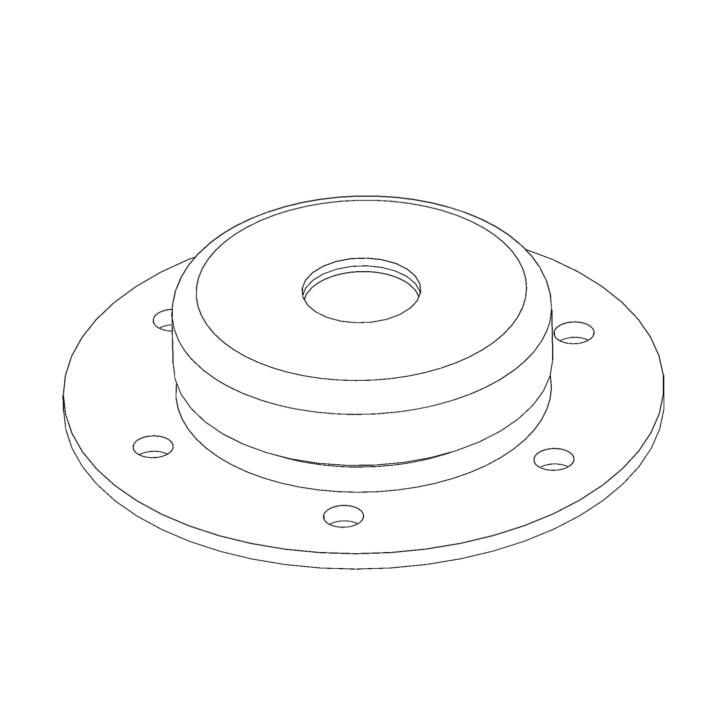 BEARING, reel tine bar, single, includes cover